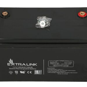Extralink AKUMULATOR BATTERY ACCUMULATOR AGM 12V 100AH - Batterie Rūgštinis akumuliatorius (VRLA) - Image 2