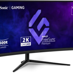 Viewsonic VX3418C-2K kompiuterio monitorius 86,4 cm (34") 3440 x 1440 pikseliai UltraWide Quad HD Juoda