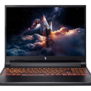 Acer Nitro V 16 AI ANV16-42-R0V7 AMD Ryzen™ 7 260 Knyginis kompiuteris 40,6 cm (16") WQXGA 16 GB DDR5-SDRAM 1 TB SSD NVIDIA GeForce RTX 5070 Wi-Fi 6E (802.11ax) Windows 11 Home Juoda - Image 1