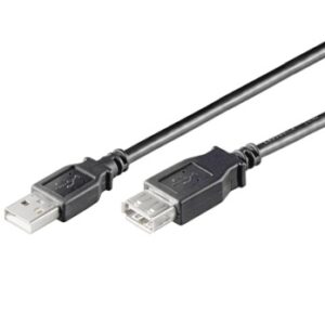 Kabelis USB A kištukas - A lizdas 5m