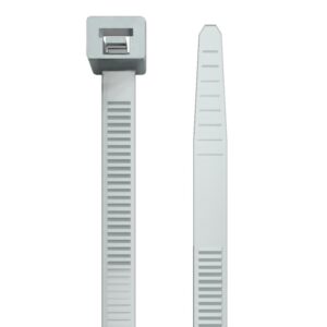 Kabelių tvirtinimo dirželiai 98x2.5mm 80N, balti (100 vnt)