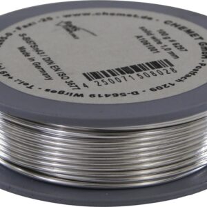 Žemos lydymosi temperatūros lydmetalis Bi57Sn43 1.00mm 100g be fliuso Chemet - Image 1
