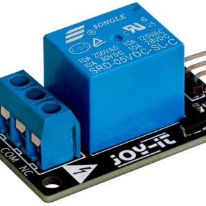 Relės modulis 1 kanalo, maitinimas 5VDC, komutacija 10 A / 230 V AC , 10 A / 30 V DC JOY-IT