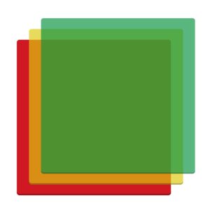 Skaidraus akrilo plokštelės lazeriniam graveriui 300x300x3mm 10vnt 3 spalvos (raudona, geltona, žalia) CREALITY - Image 1