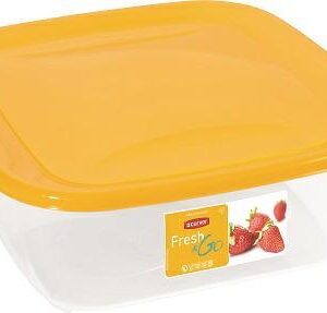 CURVER MAISTO DĖŽUTĖ "FRESH&GO" 1,7L /GELTONA/SKAIDRI