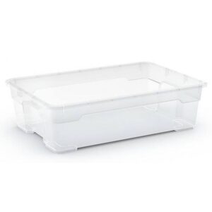 KETER DĖŽĖ 25L R-BOX 56x38x16cm SKAIDRI