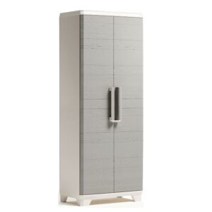 KETER AUKŠTA SPINTA LINEAR WOOD KREMINĖ / SMĖLIO SPALVOS