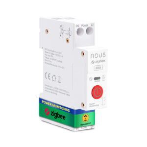 Automatinis jungiklis DIN bėgeliui su energijos matavimu, 230Vac, 20A, TUYA ZigBee MQTT - Image 1