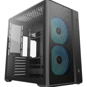 DeepCool CG590 MESH 2F „Midi Tower“ Juoda