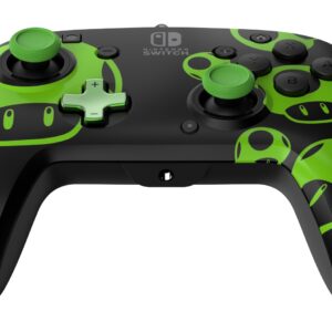 PDP REMATCH: 1-Up Glow in the Dark Juoda, Žalia USB Žaidimų pultelis Analoginis / skaitmeninis Nintendo Switch, „Nintendo Switch“ OLED - Image 3