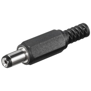 Maitinimo kištukas DC 1.7/5.5 mm kabelinis lituojamas