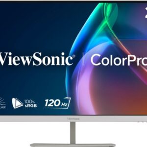 Viewsonic VP Series VP2766-2K-W kompiuterio monitorius 68,6 cm (27") 2560 x 1440 pikseliai Quad HD LED Balta, Sidabras - Image 2