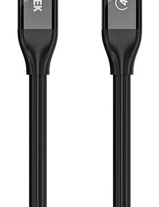 UNITEK C14100ABK01-2M USB kabelis USB4 Gen 2x2 USB C 40 Gbit/s 240 W Juoda