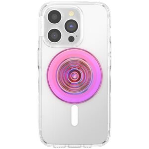 Uchwyt i podstawka do telefonu Popsockets Round Ripple Iridescent Aviation Opalescent MagSafe różowy - Image 3