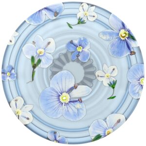 Popsockets PlantCore Grip Blue Fields phone grip and stand blue