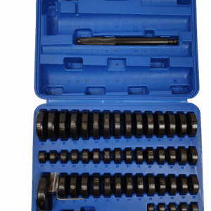 SILVER ĮVORĖS IR GUOLIŲ IŠTRAUKIKLIS, ADAPTERIAI PRESUI, 52 vnt., 18-74 mm