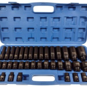 SILVER SMŪGINIŲ GALVUČIŲ RINKINYS 1/2" 8-32mm 35vnt