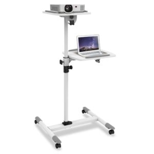 Techly ICA-TB TPM-6 multimedijos įrenginio vežimėlis / stovas Balta Multimedijos vežimėlis - Image 2