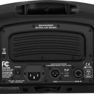 Behringer EUROLIVE B205D viešojo adreso (angl. „Public Address“, PA) garsiakalbis - Image 3