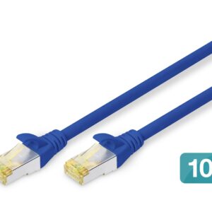 Digitus DK-1644-A-020-B-10 tinklo kabelis Mėlyna 2 m Cat6a S/FTP (S-STP) - Image 1