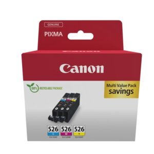 Canon 4541B018 rašalo kasetė 3 vnt Originalus Žydras, Rausvai raudona, Geltona