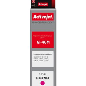 Activejet AC-G46M rašalo buteliukas, skirtas Canon spausdintuvui, Canon GI-46M pakaitalas; Supreme; 135 ml; violetinė