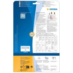 HERMA 8019 etiketė spausdinimui Permatomas Lipni spausdintuvo etiketė - Image 2