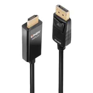 Lindy 40925 vaizdo kabelio adapteris 1 m DisplayPort HDMI Juoda - Image 1