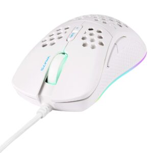 Deltaco Gaming GAM-108-W kompiuterio pelė Žaidimams Dešinės rankos USB A tipo Optinis 6400 DPI - Image 1