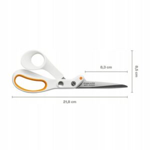 FISKARS AMPLIFY SIUVIMO ŽIRKLĖS 21cm STOROMS MEDŽIAGOMS