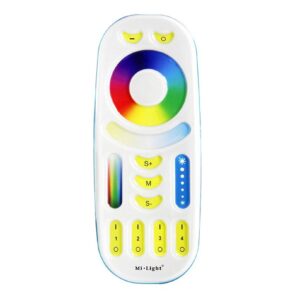 LED sistemos Mi Light valdymo pultelis RGB +Šiltai/šaltai balta, 4 zonų, Mi Light