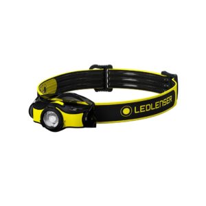 Ledlenser iH5 Juoda, Geltona Ant galvos tvirtinamas žibintuvėlis