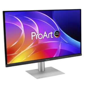 ASUS ProArt OLED PA279CDV kompiuterio monitorius 67,3 cm (26.5") 3840 x 2160 pikseliai 4K Ultra HD QD-OLED Juoda, Sidabras - Image 2