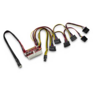 Inter-Tech 88882190 maitinimo blokas 200 W 20+4 pin ATX Juoda - Image 1