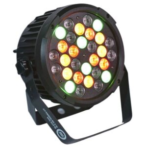 LIGHT4ME BLACK PAR 30x3W RGBA-UV LED - LED scenos prožektorius - Image 2