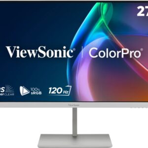 Viewsonic VP Series VP2766-2K-W kompiuterio monitorius 68,6 cm (27") 2560 x 1440 pikseliai Quad HD LED Balta, Sidabras