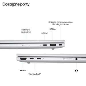 Notebook HP EliteBook 8 G1i 14 14"WUXGA/Ultra 5 225U/16GB/SSD512GB/Intel/11PR Glacier Silver 3Y - Image 3