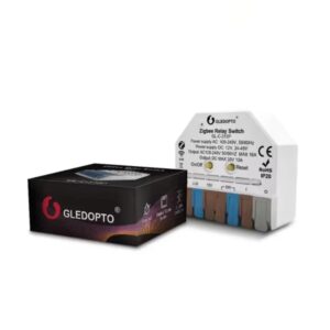 Išmani relė MINI, ZigBee + RF, 230Vac / 12-48Vdc, su jungiklio jungtimi, MQTT
