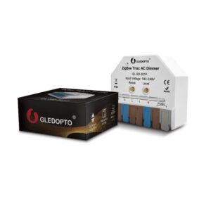 Šviesos valdiklis TRIAC, MINI, ZigBee + RF, 230Vac, 200W, PUSH-DIM, MQTT