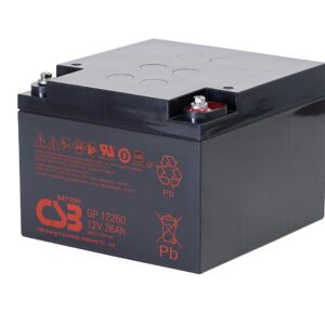 Akumuliatorius 12V 26Ah Pb AGM VRLA CSB