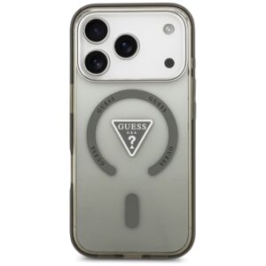 Dėklas Guess IML Gradient Triangle Logo MagSafe, skirtas iPhone 17 Pro, chaki spalvos - Image 3