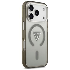 Dėklas Guess IML Gradient Triangle Logo MagSafe, skirtas iPhone 17 Pro, chaki spalvos - Image 4