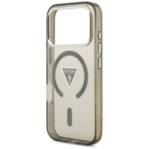 Dėklas Guess IML Gradient Triangle Logo MagSafe, skirtas iPhone 17 Pro, chaki spalvos - Image 6