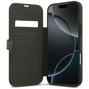 Guess Book 4G Metal Logo dėklas, skirtas iPhone 18 Pro Max / iPhone 17 Pro Max, juodas - Image 6