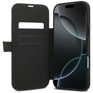 Guess Book 4G Metal Logo dėklas, skirtas iPhone 18 Pro Max / iPhone 17 Pro Max, rudas - Image 6