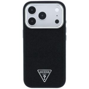 Case Guess Grained Triangle Logo MagSafe for iPhone 18 Pro / 17 Pro black - Image 3