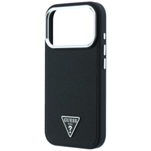 Case Guess Grained Triangle Logo MagSafe for iPhone 18 Pro / 17 Pro black - Image 6