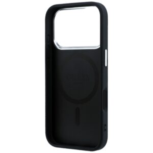 Dėklas Guess Grained Triangle Logo MagSafe, skirtas iPhone 18 Pro Max / 17 Pro Max, juodas - Image 7