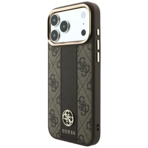 Guess 4G su Stripe Round ir Classic Logos MagSafe dėklas, skirtas iPhone 18 Pro Max / iPhone 17 Pro Max - Image 2