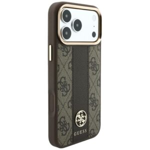 Guess 4G su Stripe Round ir Classic Logos MagSafe dėklas, skirtas iPhone 18 Pro Max / iPhone 17 Pro Max - Image 4